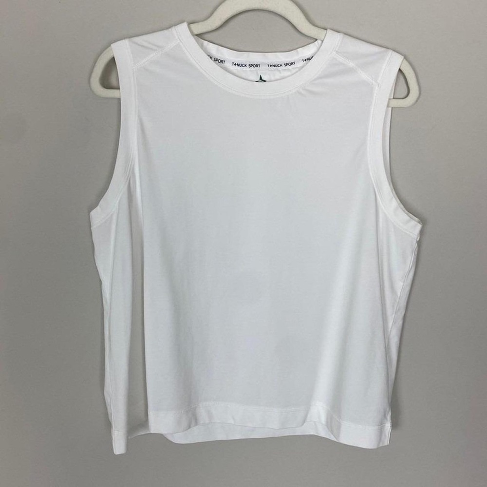 Tuckernuck Sport White Tank Top